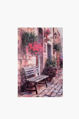 Printed Cafe Canvas, 40x60cm