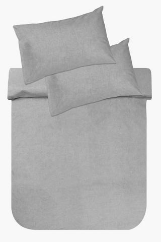 Polycotton Printed Texture Duvet Cover Set