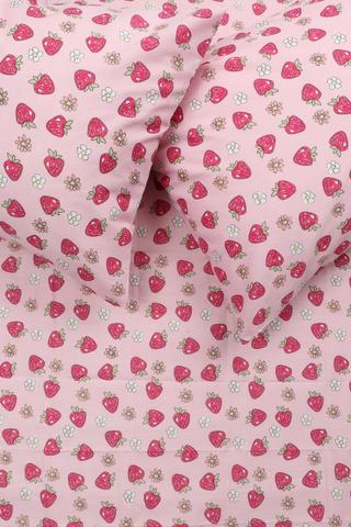Polycotton Amy's Straw Field Fitted Sheet