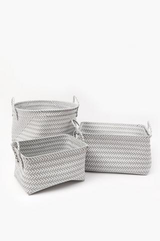 Woven Paper Basket Medium