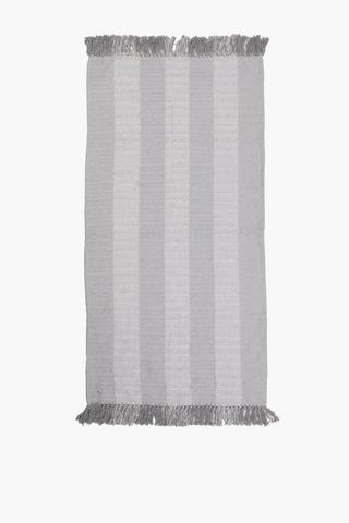 Fernando Cotton Stripe Tassel Runner, 70x140cm