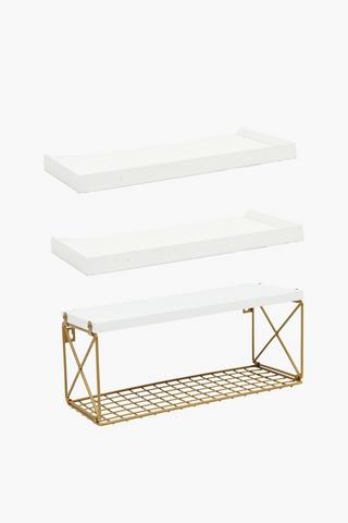 Aura Wall Shelf Set
