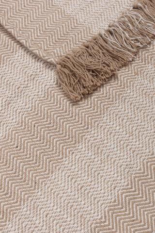 Fernando Cotton Stripe Tassel Rug, 50x80cm