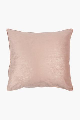 Velvet Piped Edge Scatter Cushion, 60x60cm