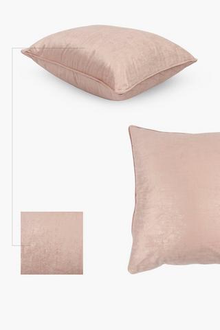 Velvet Piped Edge Scatter Cushion, 60x60cm