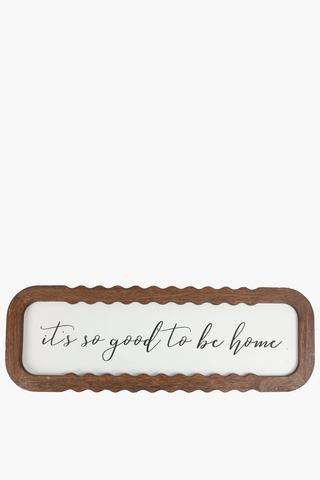 Dimensional Script Wall Art, 20x60cm