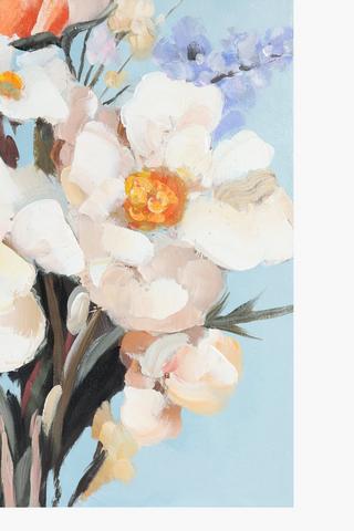 Hand Painted Bouquet Canvas, 70x100cm