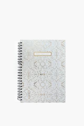 Adelaide Classic Foil A4 Spiral Notebook