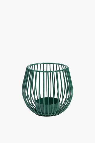 Metal Wire Tealight Holder, 9x9cm