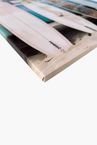 Printed Surfboards Canvas, 40x60cm