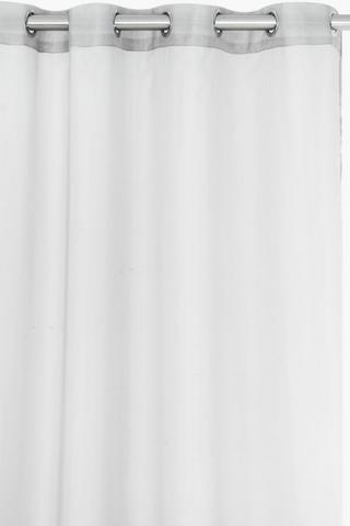 Sheer Voile Eyelet Curtain, 140x225cm
