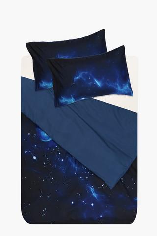 Soft Touch Nebula Gamer Duvet Cover Set
