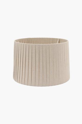 Pleated Drum Lampshade, 40x26cm