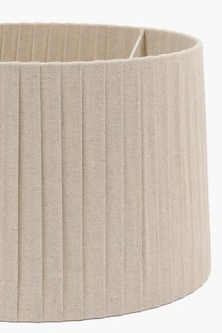 Pleated Drum Lampshade, 40x26cm