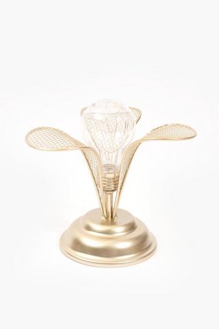 Metal Leaf Lampset, 15x15cm