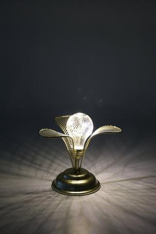 Metal Leaf Lampset, 15x15cm