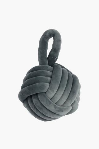 Velvet Knot Door Stop