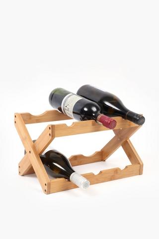 Bamboo 6 Bottle Wine Rack
