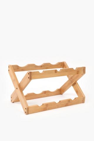 Bamboo 6 Bottle Wine Rack
