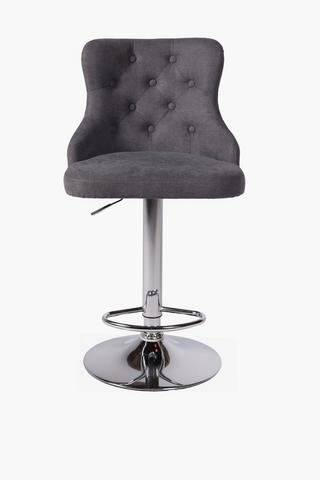 Button Tufted Bar Chair