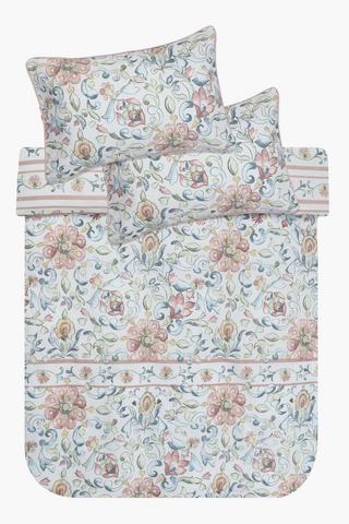 Polycotton Rupat Reversible Duvet Cover Set