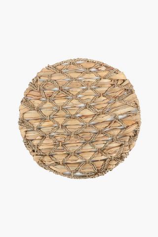 Hyacinth And Seagrass Placemat