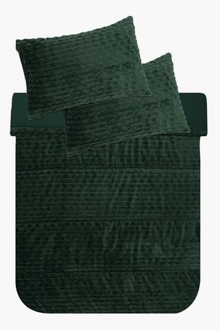 Plush Coral Fleece Comforter Set