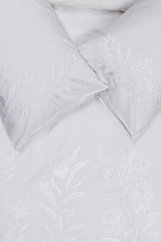 144 Thread Count Premium Cotton Embroidered Protea Duvet Cover Set
