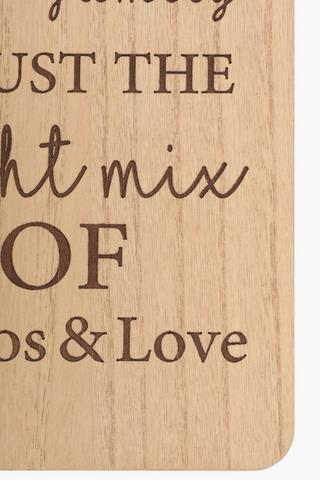 Family Script Decor Sign, 18x29cm
