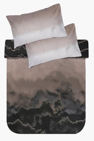 Polycotton Upolu Abstract Reversible Duver Cover Set