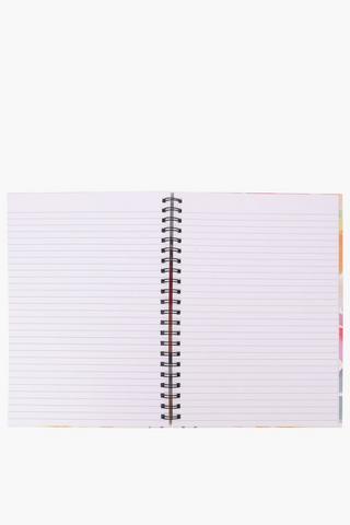 Magdelena Floral A4 Spiral Notebook