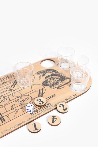 Shots And Ladders Drinking Game Set