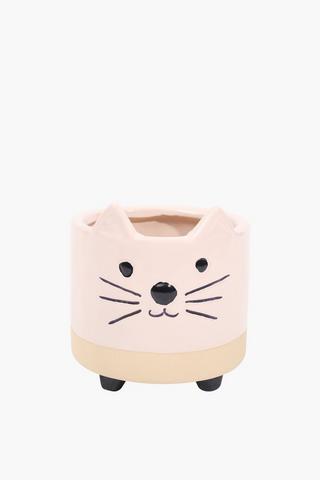Novelty Cat Planter, 15cm