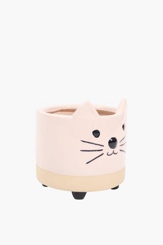 Novelty Cat Planter, 15cm