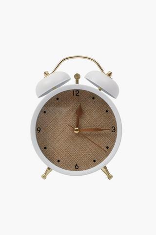 Twin Bell Clock, 10x14cm