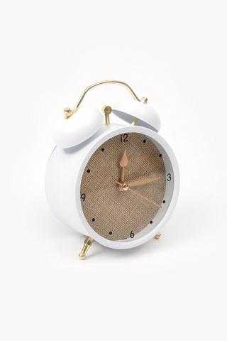 Twin Bell Clock, 10x14cm