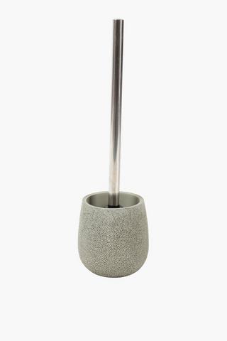 Polyresin Coral Toilet Brush Set