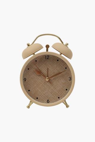 Twin Bell Clock, 10x14cm