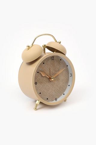 Twin Bell Clock, 10x14cm
