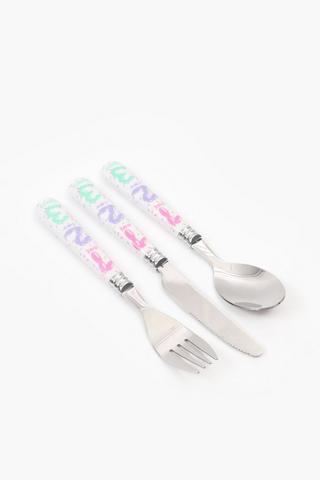 3 Piece Coco Balloon Cutlery Set