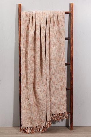Cotton Slub Detail Throw, 140x180cm