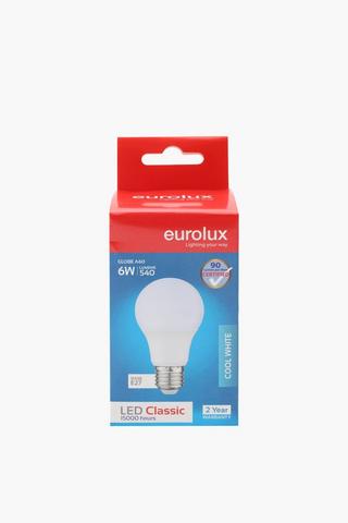 Eurolux 6w Led Globe Bulb, E27