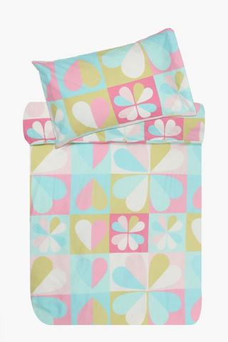 Soft Touch Isla Hearts Duvet Cover Set
