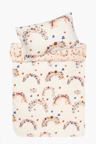 Soft Touch Rainbow Village Duvet Cover Set