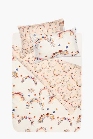Soft Touch Rainbow Village Duvet Cover Set