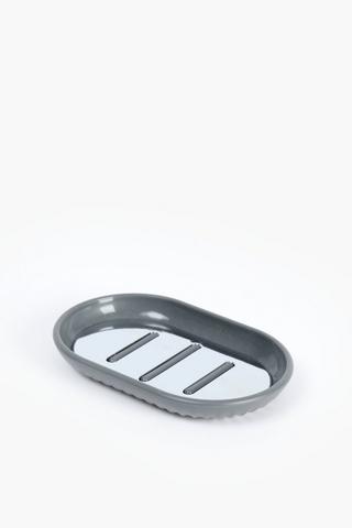 Polypropylene Fluted Soap Dish
