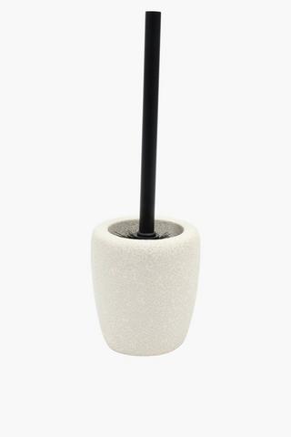 Ceramic Speckled Toilet Brush Set