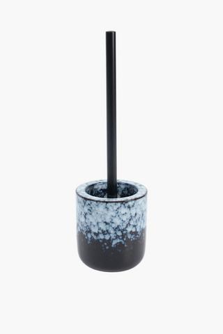 Ceramic Reactive Glaze Toilet Brush Set