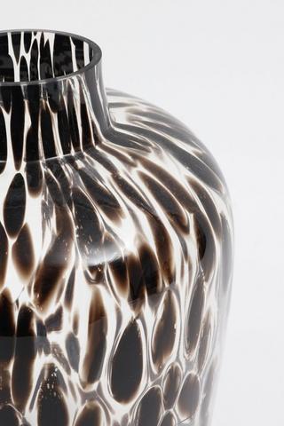 Ombre Speckle Glass Vase, 25x35cm