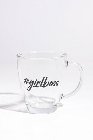 Script Glass Mug